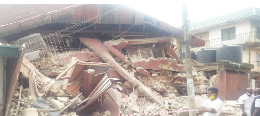 Storey building collapses in Jos over mining impacts on environment
