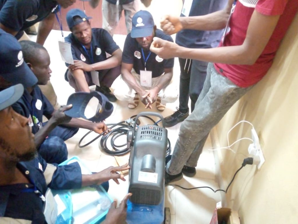 NASENI Trains youth in Borno State on modern vulcanizing method