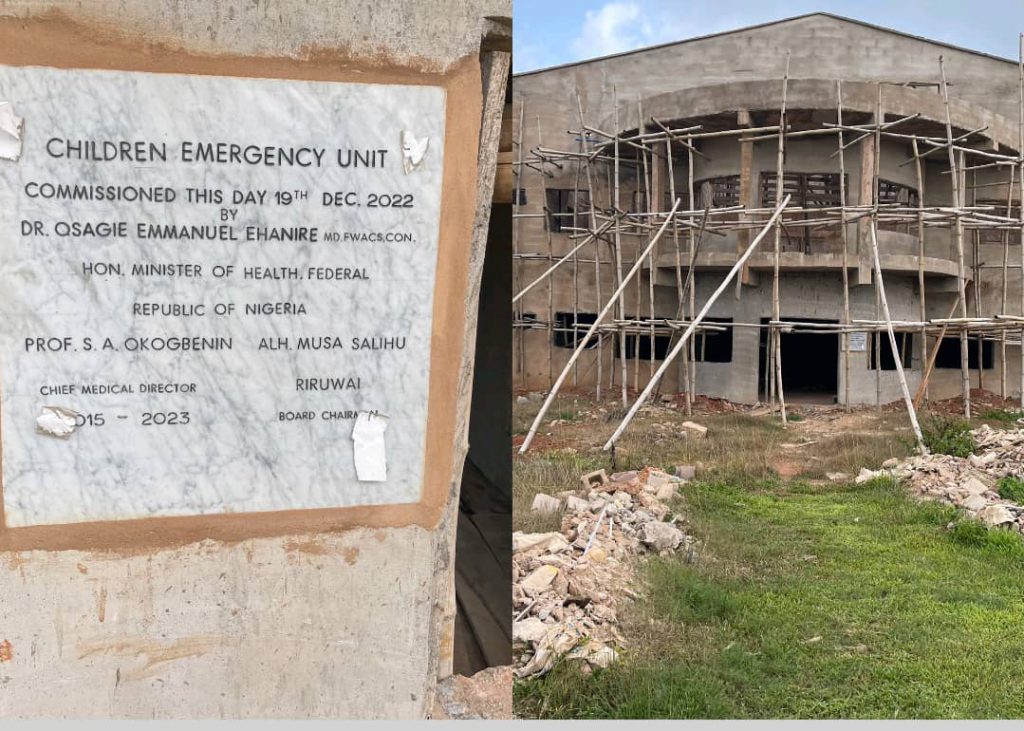 Nigeria’s Health Minister Commissioned Uncompleted Hospital