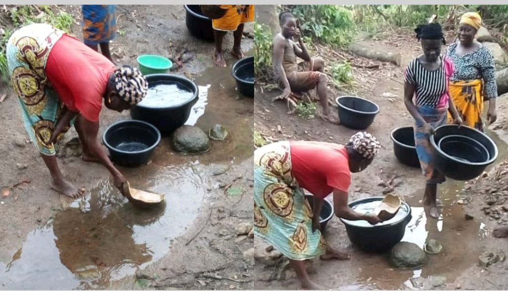 Sumpe FCT community relies on dirty streams for drinking water
